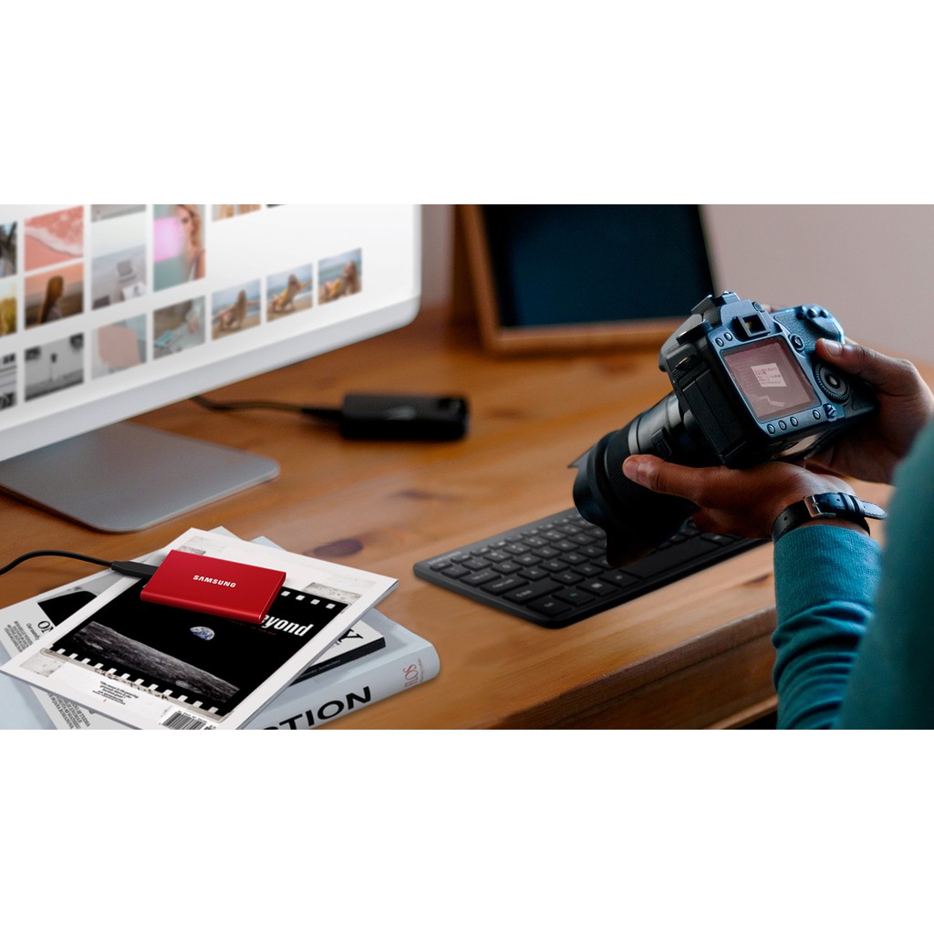 Samsung SSD T7 Portable 500GB / 1TB / 2TB SSD Portable SSD External SSD Eksternal HDD Hard Disk SSD WD SANDISK ADATA - Garansi Distributor Resmi 3 thn