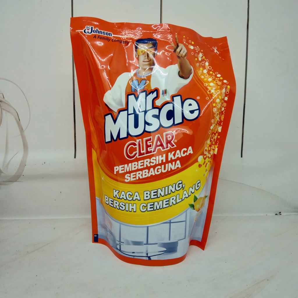 Mr Muscle Pembersih Kaca Pouch 440ml