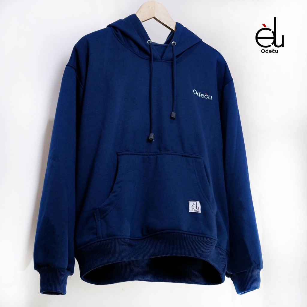 ODECU HOODIE PREMIUM NAVY SWEATER OVERSIZE WANITA PRIA