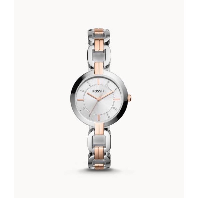 Fossil BQ3341 Kerrigan Three-Hand Two-Tone Stainless Steel Watch