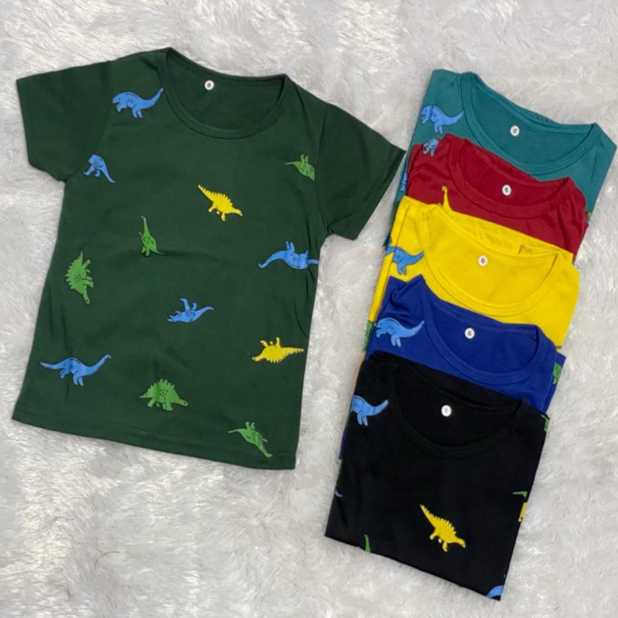 M&amp;W - COD / BAJU KAOS  1-6TH / BAJU ANAK ANAK KARAKTER DINOSAURUS BESAR  / KAOS ANAK ANAK / BAJU ANAK ANAK FASHION