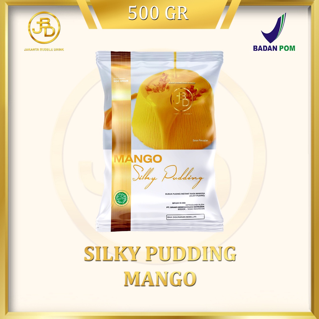 Silky Pudding MANGO -  Silky Bubuk Powder  | Jakarta Bubble Drink