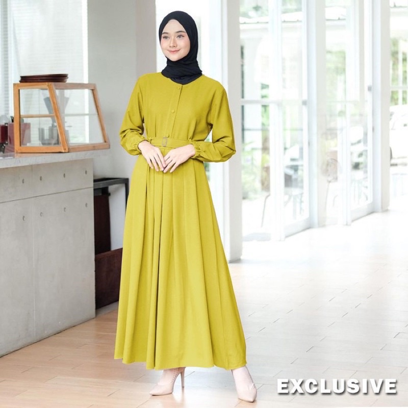 Gamis polos / gamis remaja/ gamis cantik / gamis terbaru