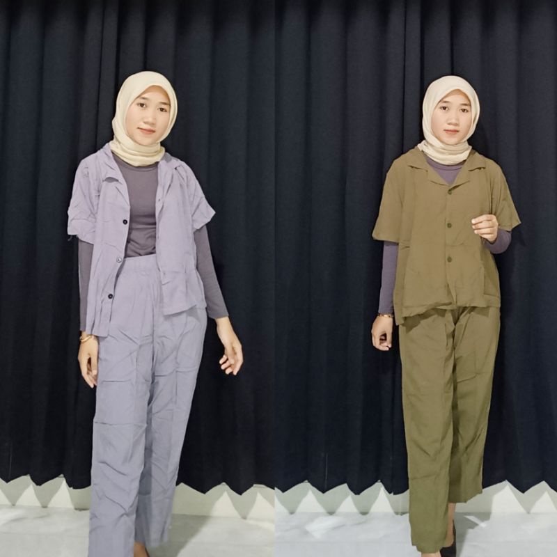 Baju tidur Un*Lo Satu Set Baju Rmh | Baju Santai