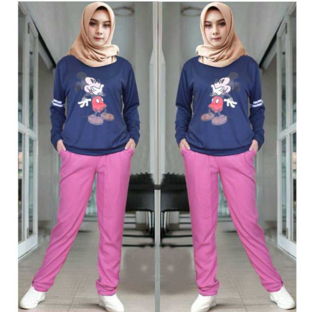 Stelan set  celana-blouse