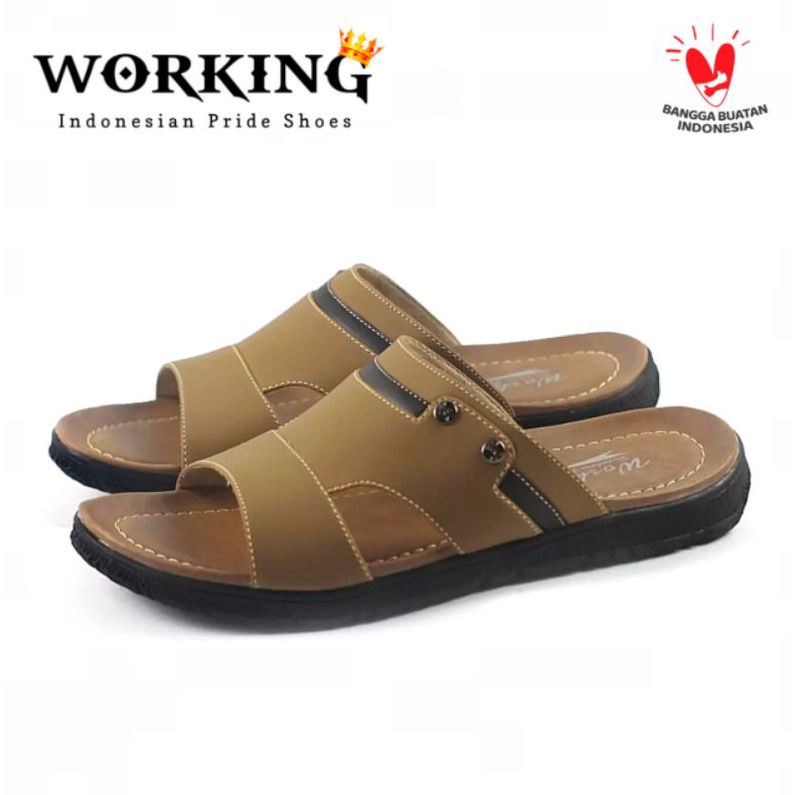 WORKING M-05 Original Sandal Pria Casual Sandal Jepit Pria Sandal Karet Pria Sendal Karet Pria Sanda