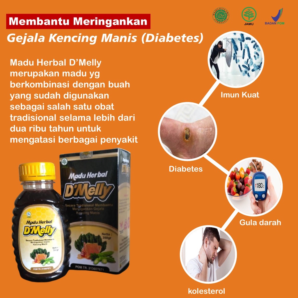 

Madu Dmelly Obat Gula Darah Obat Herbal Diabetes Kencing Manis Kering Paling Ampuh