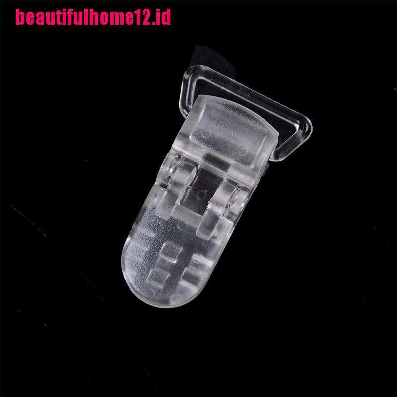 【beautifulhome12.id】1Pcs New Fashion Baby Clear Baby Soother Pacifier Clip Holder Infant