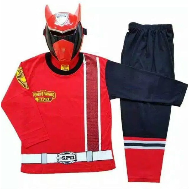 Kostum baju anak power rangers samurai/Baju setelan kostum anak