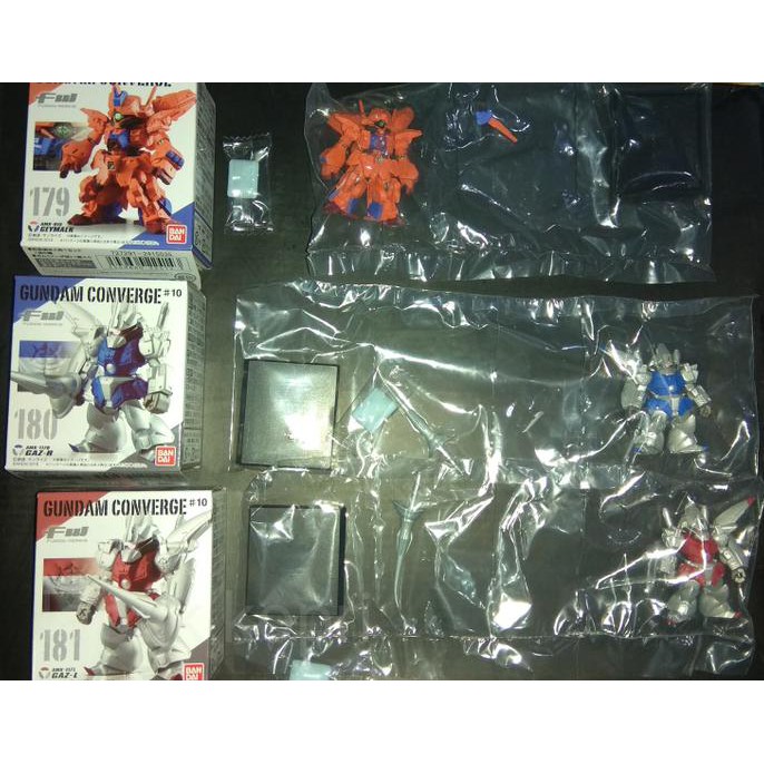 Barang Berkualitas super deformed figure,, Paket Gundam Converge: Geymalk + Gaz R + Gaz L BARANG
