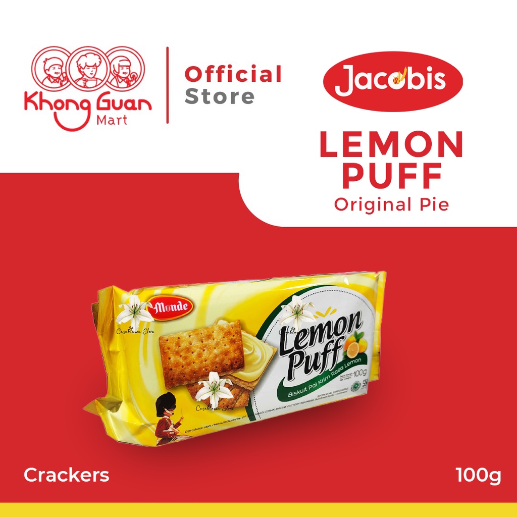 

MONDE Lemon Puff Mini Pack 100 Gram