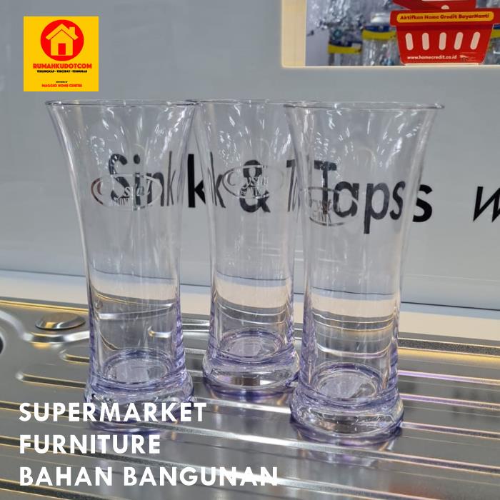 GELAS MINUM RESTORAN - GELAS BIR - GELAS JUS - PLISNER GLASS 400ml - ONYX