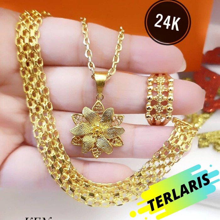 Perhiasan Titanium 1 set  JW125