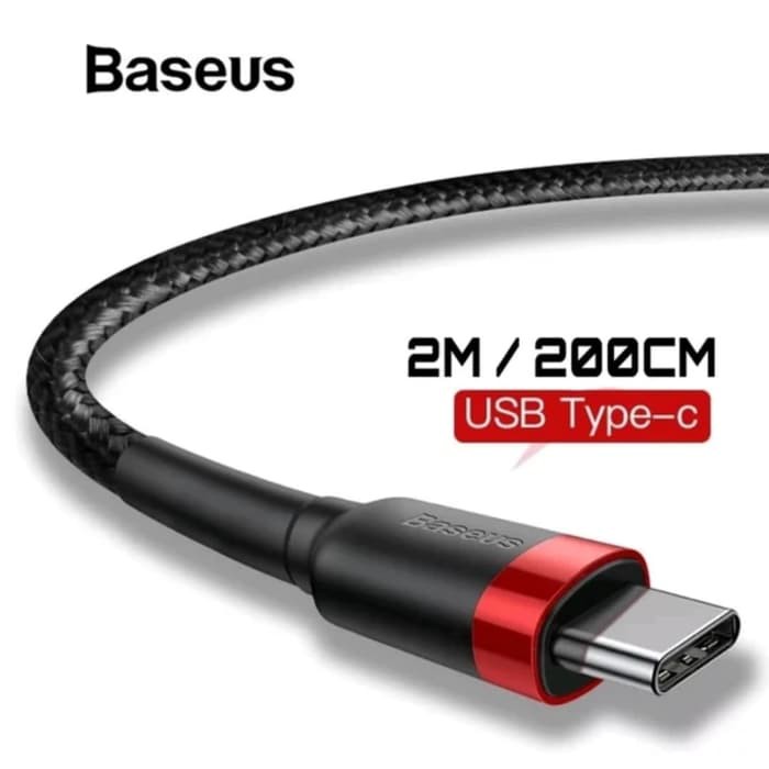 CC166 Baseus TYPE C 2M Kabel Data Charger TYPE C 2M Baseus Kevlar