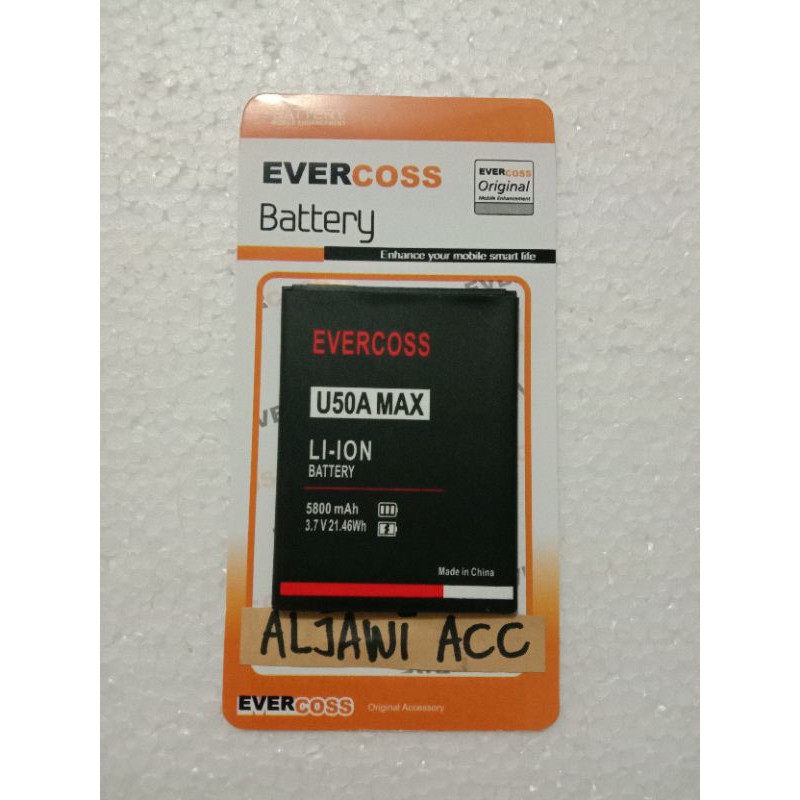 Baterai Cross Evercoss U50A Max Original Battery Hp