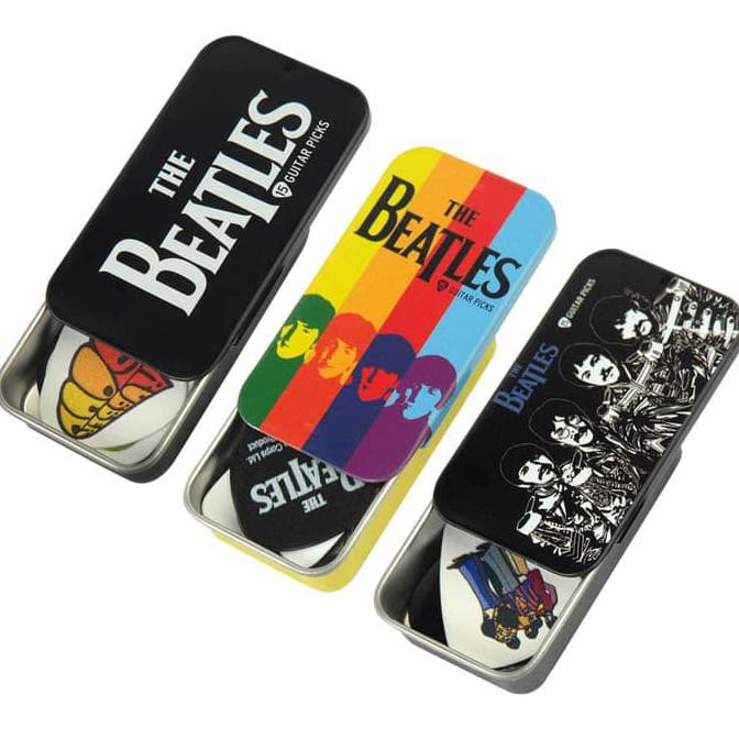 Ready Stock D'Addario Planet Waves The Beatles Guitar Pick Tin Klaber Gitar