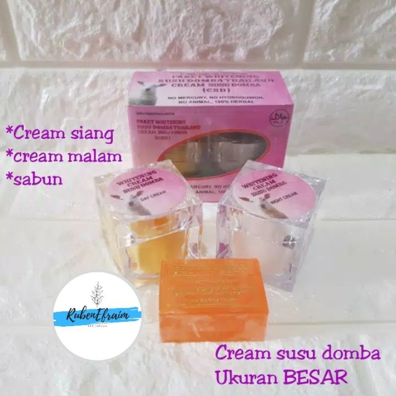 [bisaCOD] Paket cream susu domba original BPOM
