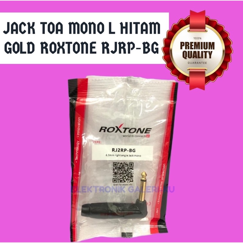 JACK TOA MONO L HITAM GOLD ROXTONE RJRP-BG