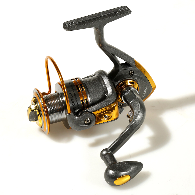 Debao Gulungan Pancing DB3000A Metal Fishing Spinning Reel - Gold