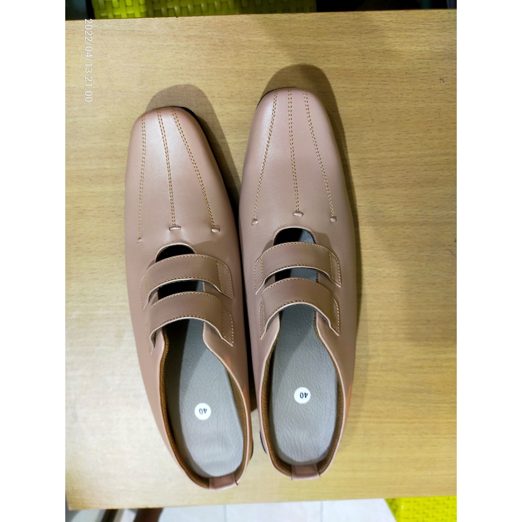 Sepatu Slop Kulit Asli Magetan