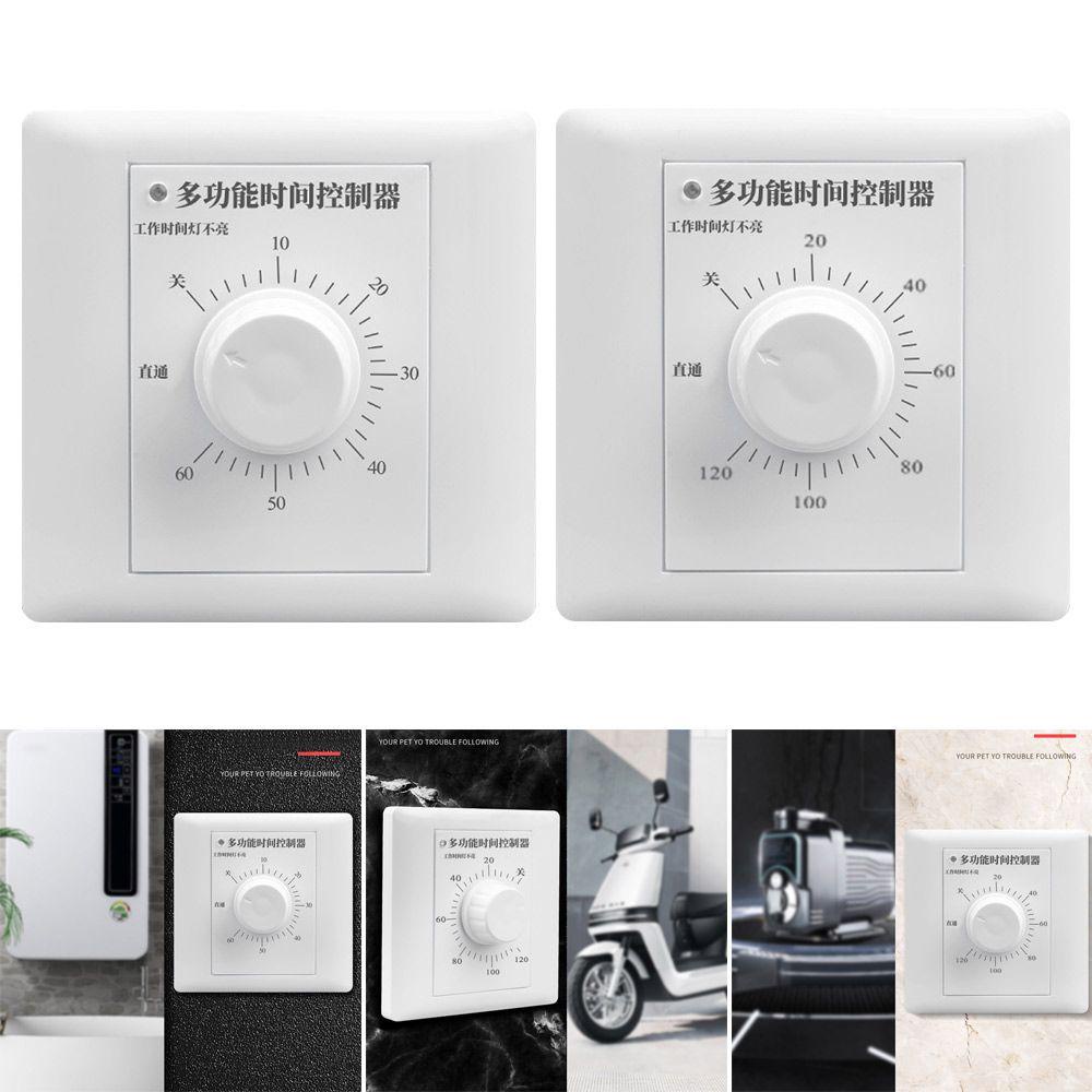 POPULAR Timer Switch Safe Aplikasi Lebar 86*86mm Time Control Interruptor