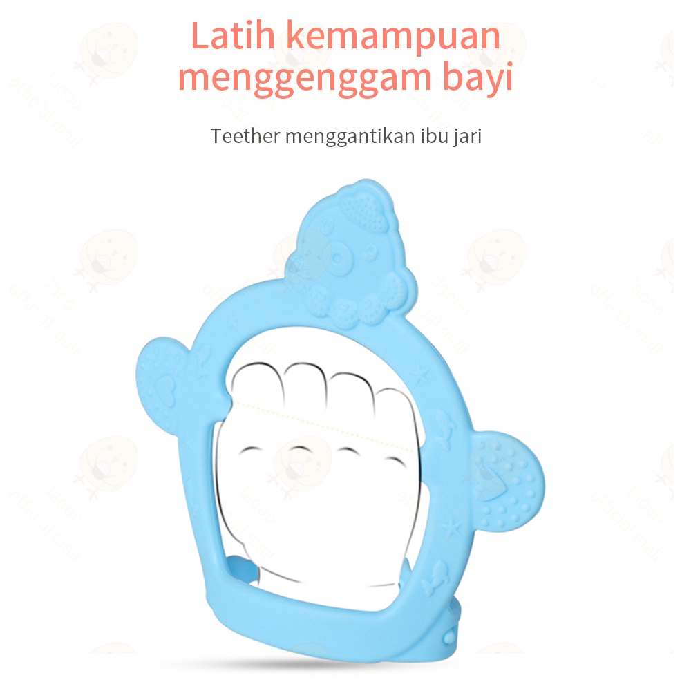 Teether Gelang bayi bahan silikon Gigitan Bayi Bentuk gurita