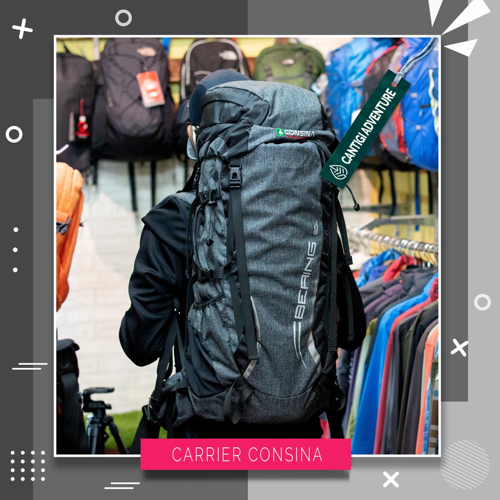 Tas Gunung Ransel Carrier Consina Bering 60