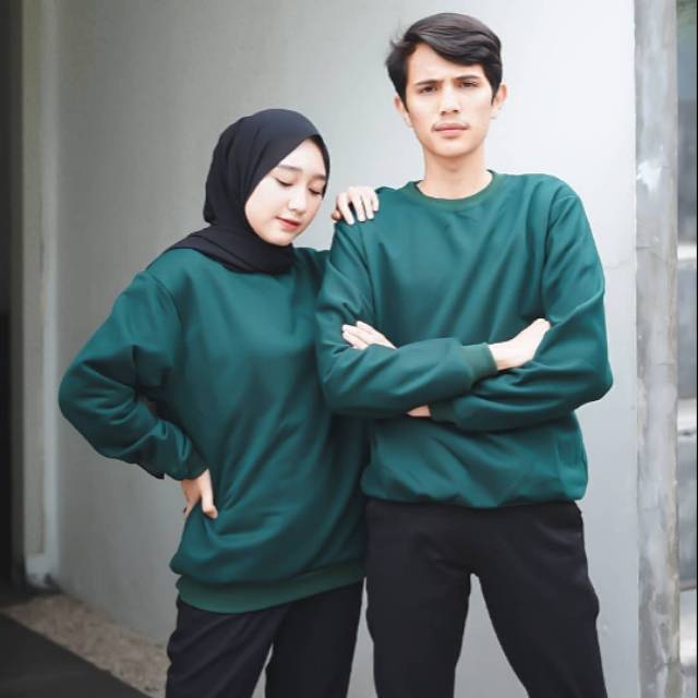 BASIC SWEATER POLOS WANITA - PRIA / SWEATER COUPLE UNISEX / SWEATER POLOS