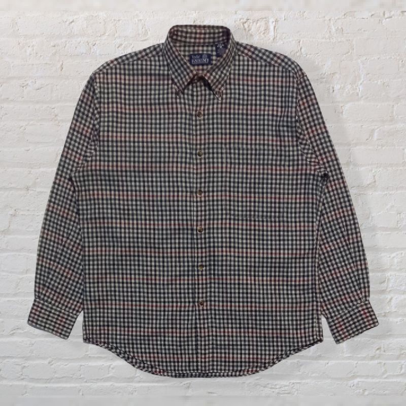 baju kemeja flanel pria Viyella Lands End PL