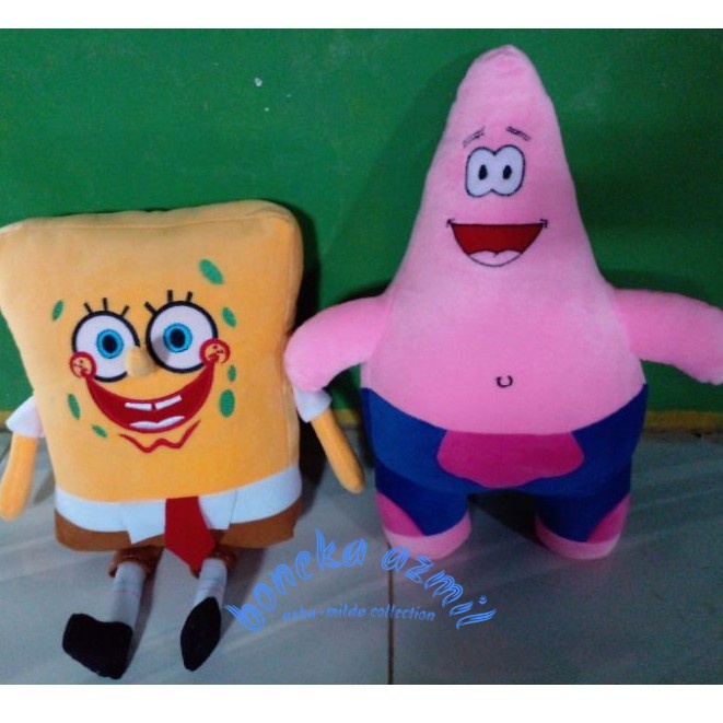 Boneka spongebob/patrick (sepasang) b