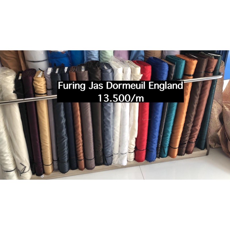 Kain Dormeuil / Dormil England Furing Jas Interlining Original Asli Termurah / Furing Jaket Blazer