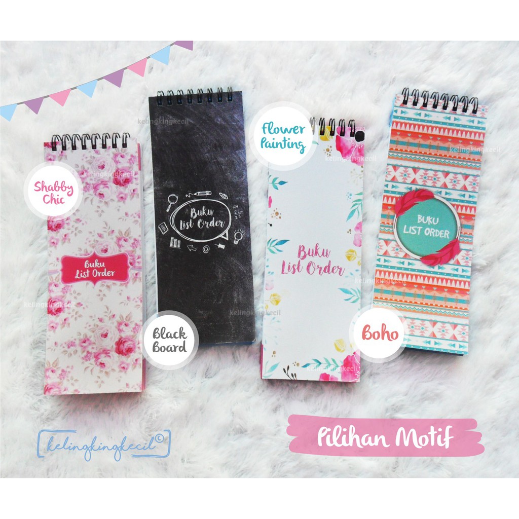 

Buku List Order Kecil - Buku Pembukuan Online Shop