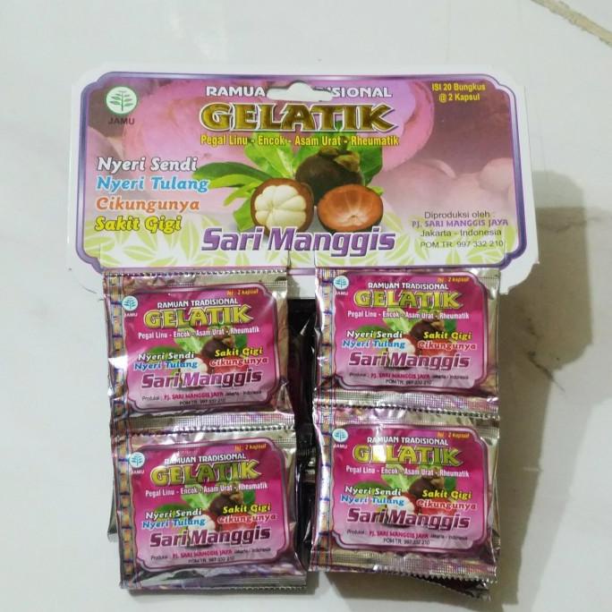 

NEW PRODUK RAMUAN TRADISIONAL SARI MANGGIS GELATIK !!!!!