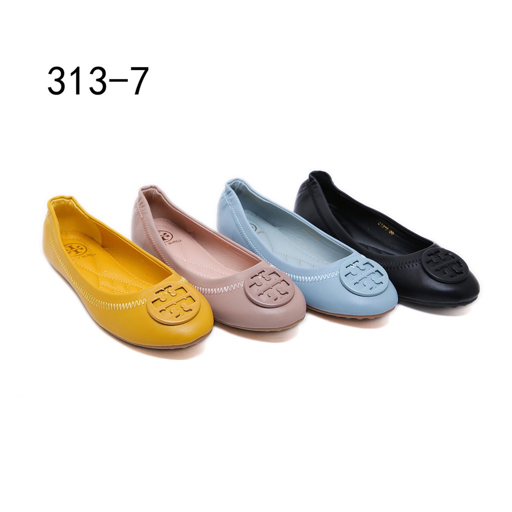 Sepatu TORY BURCH CLASSIC BALLERINA 313-7  RFV 50  impor batam reseller murah wedges sport cantik sn
