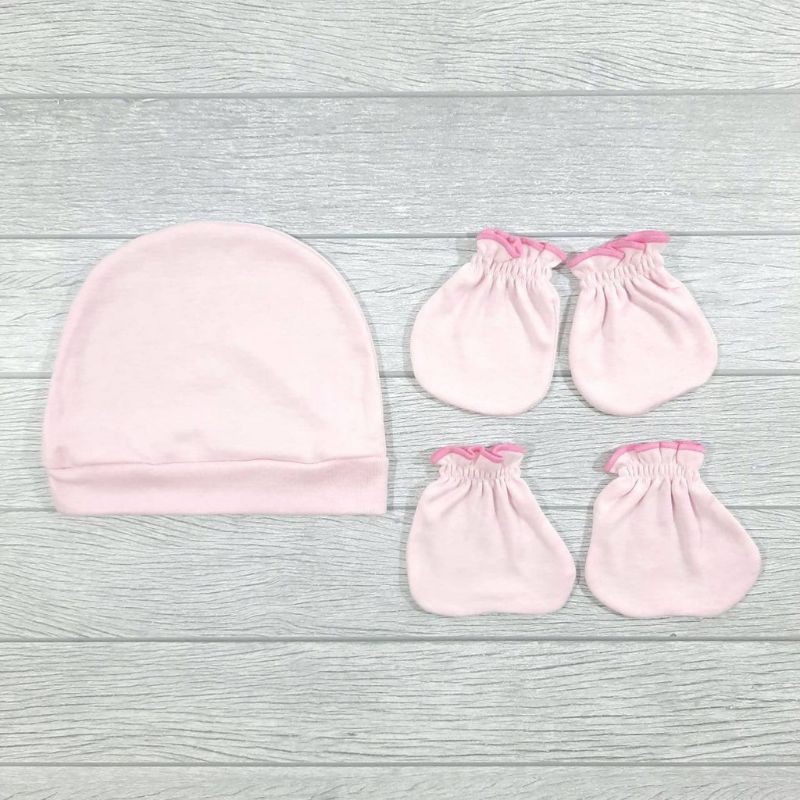 VINATA Topi Set Plus Sarung Tangan dan Kaki Lembut SNI Berkualitas