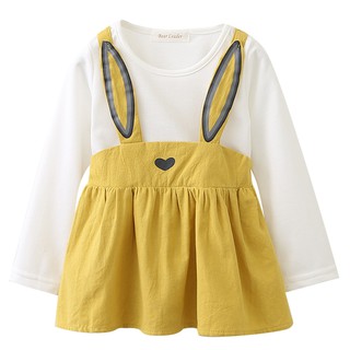 Setelan Bayi Anak  Perempuan  Kaos  T Shirt Lengan  Panjang  