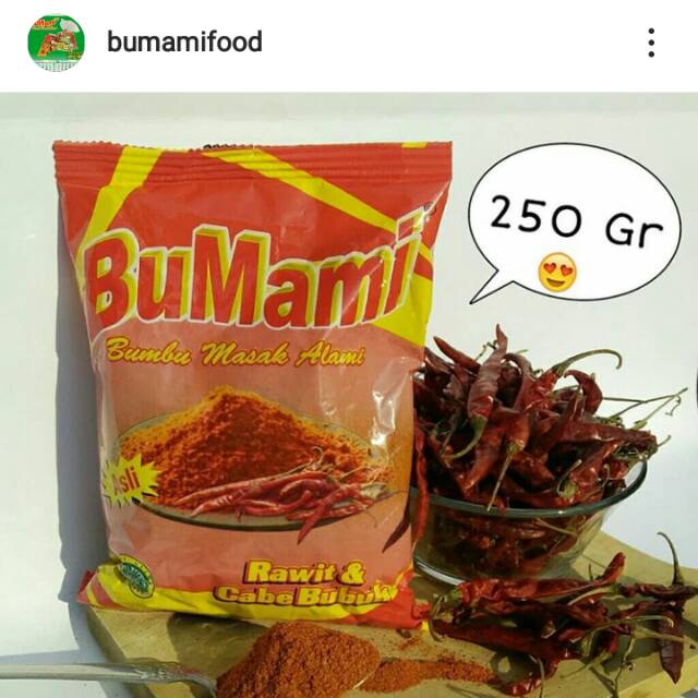 

BuMami Cabe Bubuk SP2 Halus (Label Merah) 250 Gr