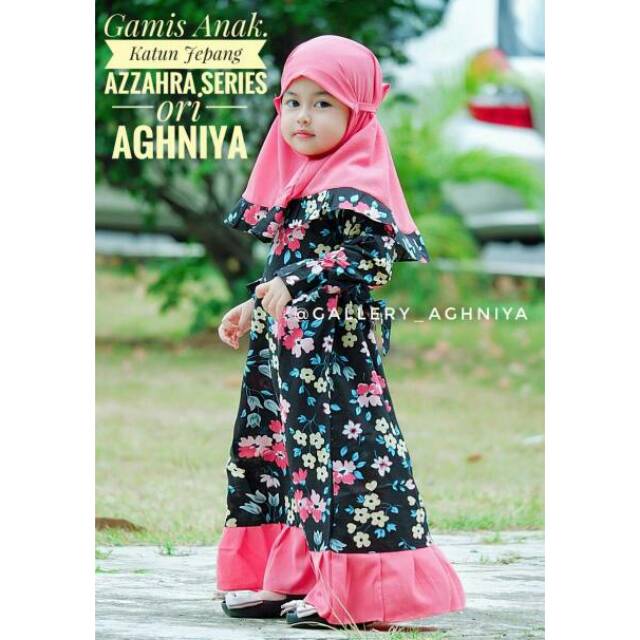 Model Baju Gamis Anak Katun Jepang