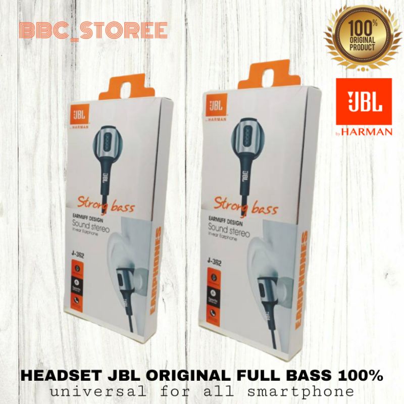 Headset Earphone Handsfree JBL Original 100%