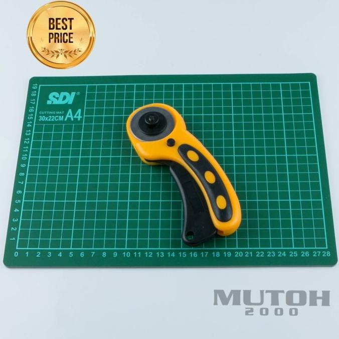 

TERBAIK ROTARY CUTTER + CUTTING MAT A4 SDI BERKUALITAS