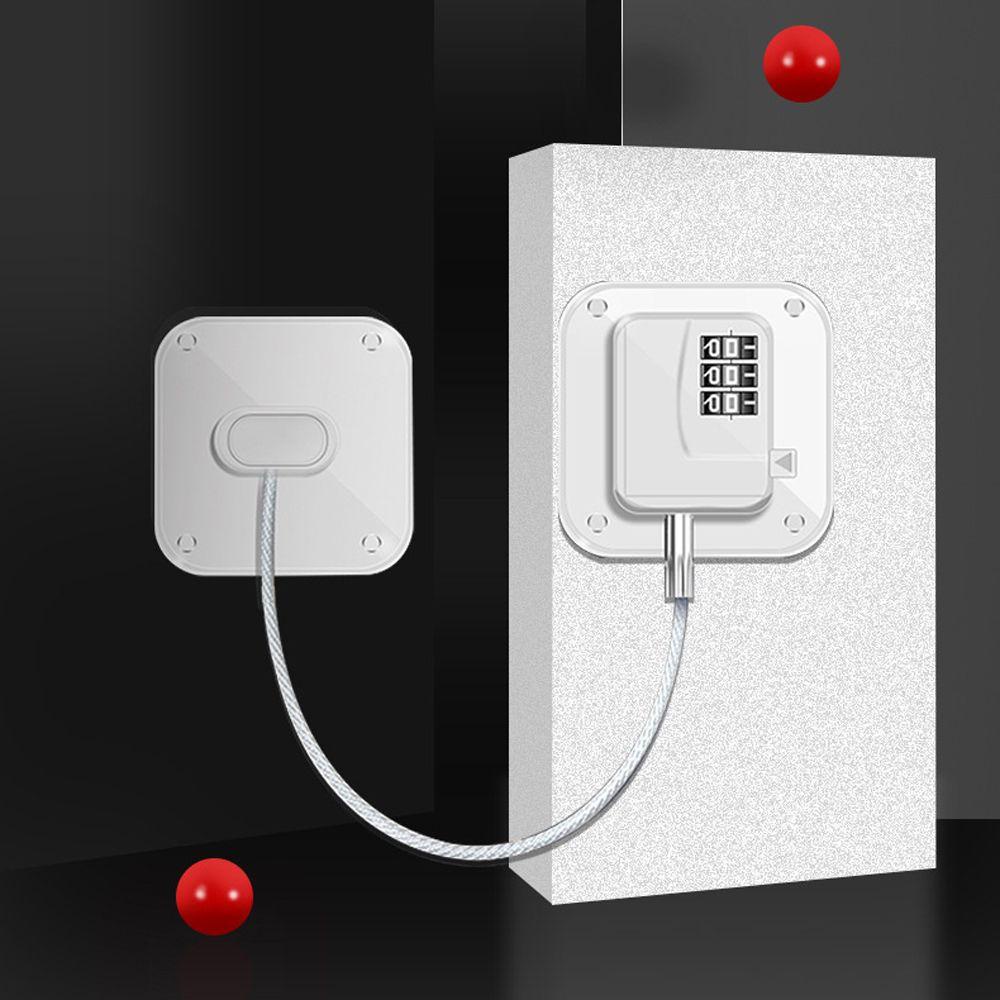 Needway Kunci Pengaman Jendela Pengaman Bayi Bulat Pengunci Lemari Sliding Coded Lock