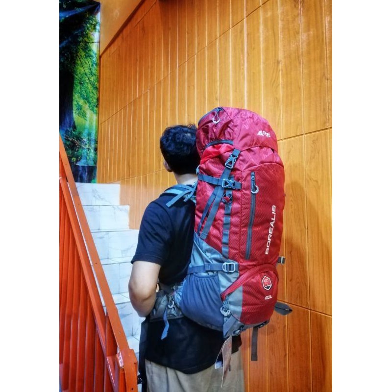 Tas Carrier Rei Borealis 60L Original Tas Gunung Rei Original