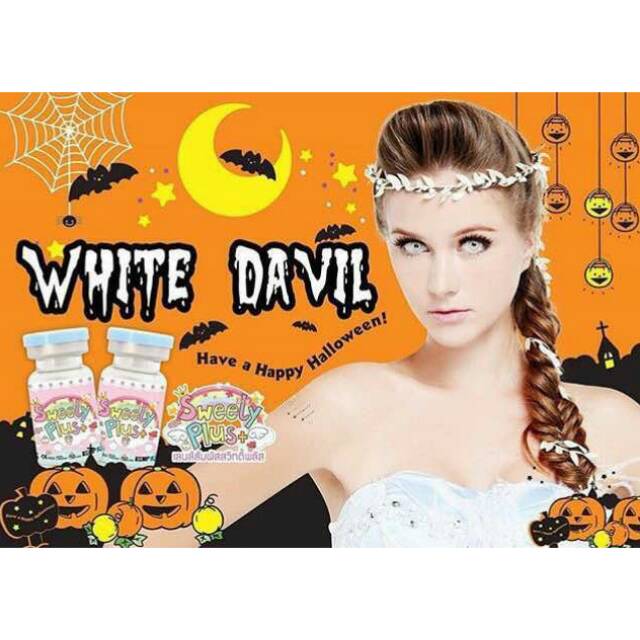 Softlens Cosplay White