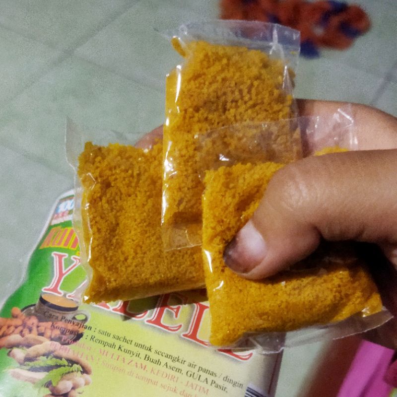 

Jamu Kunyit Asem Instan DENGAN GULA ASLI