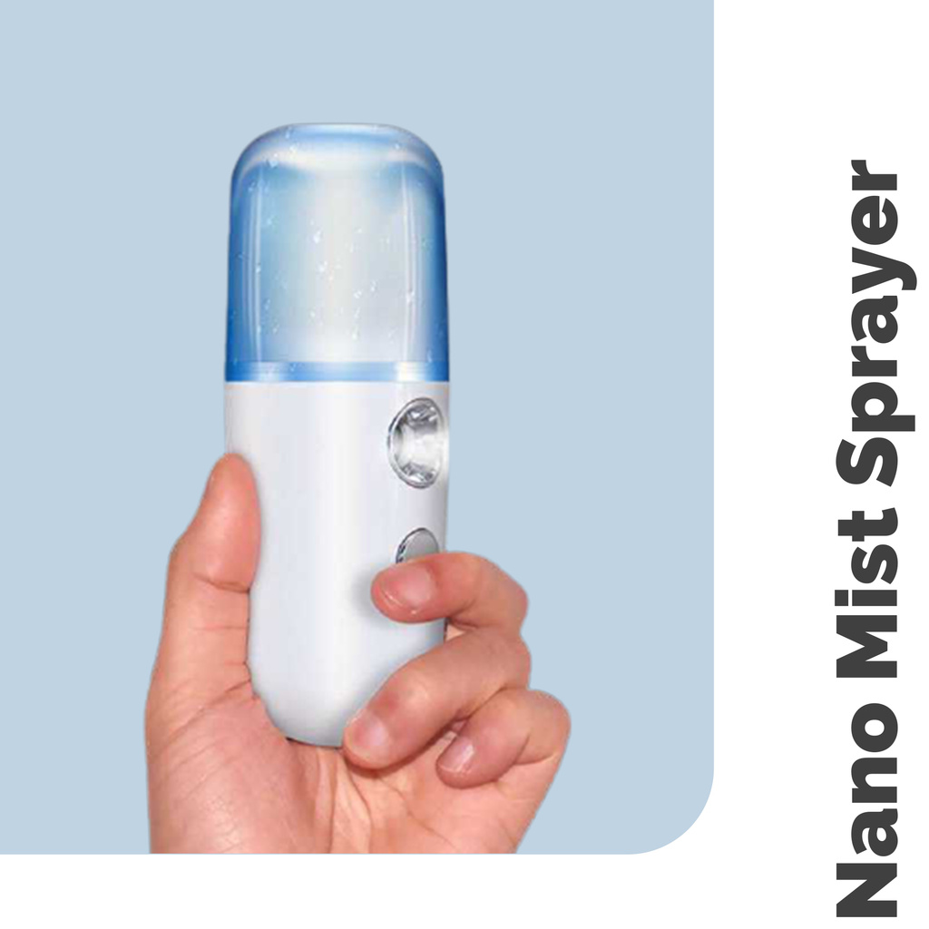 USB Humidifier 30ml Face Nano Mist Spray Moisturizer Pelembab Wajah Sprayer - W718B