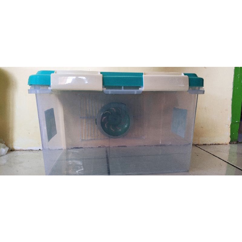 Kandang Box Hamster Container 15L Modif Lengkap-1