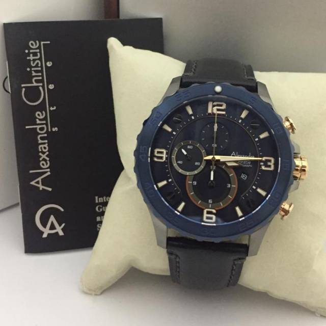 Alexandre Christie AC 6505 Blue MAN