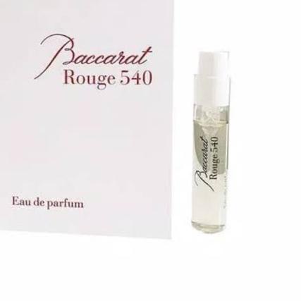 ➨ VIAL 2ML MFK MAISON FRANCIS KURKDJIAN BACCARAT ROUGE 540 EDP EXTRAIT ALA ROSE ☺