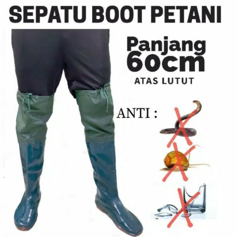 sepatu boot anti keong sepatu anti ular sepatu sepatu mancing