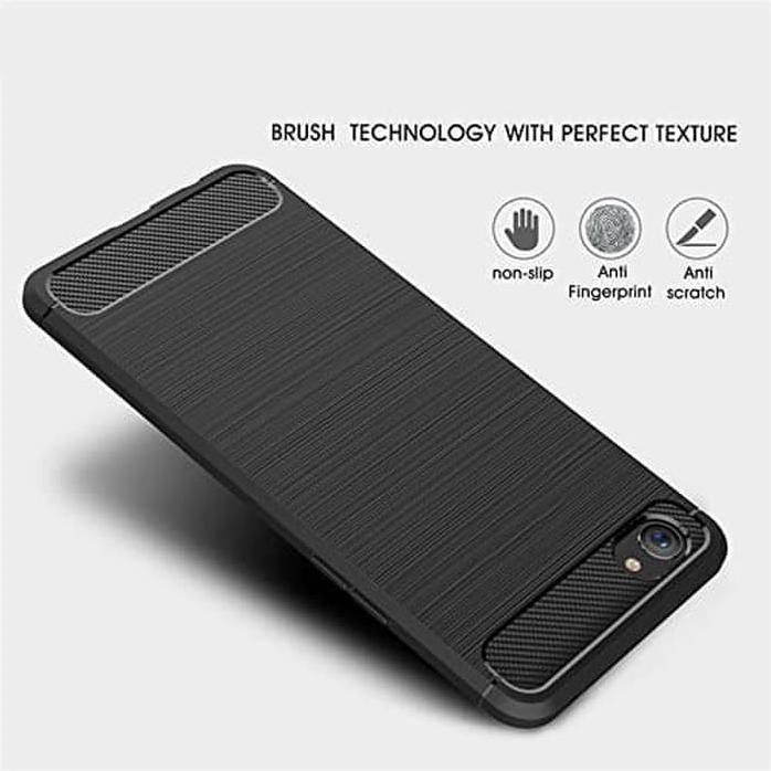 New Case Ipaky Oppo A3S Carbon Softshell Cover Case Ipaky Carbon A3S Oppo - Hitam Move To Mymisi